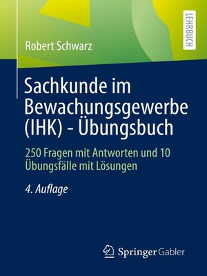 cover image of Sachkunde im Bewachungsgewerbe (IHK)--Übungsbuch